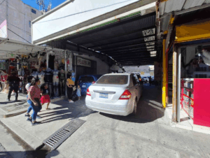 Parking in front of Pollo Bonanza